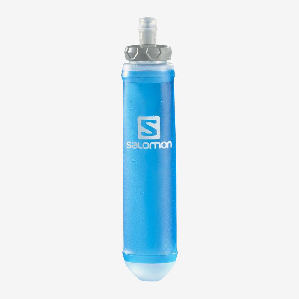 Salomon Israel SOFT FLASK 500ML/17OZ SPEED - Mens Trail Running Packs - Blue (JPNQ-78531)